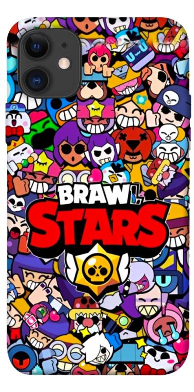 Чехол itsPrint Brawl stars для Apple iPhone 11 (6.1"), детские, купить оптом с доставкой