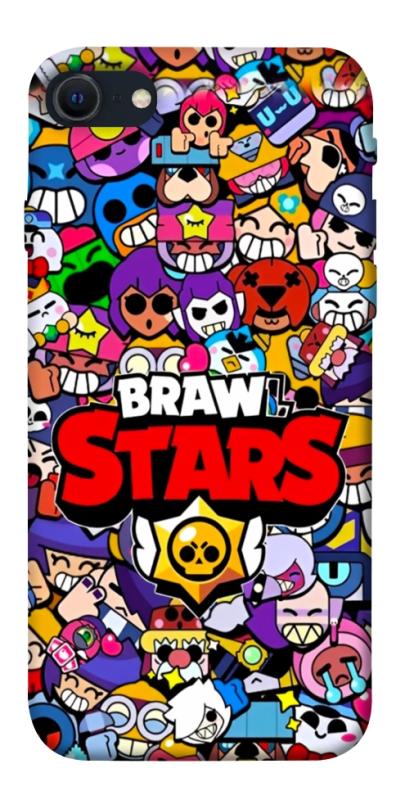 Чехол itsPrint Brawl stars для Apple iPhone SE (2020), детские, купить оптом с доставкой