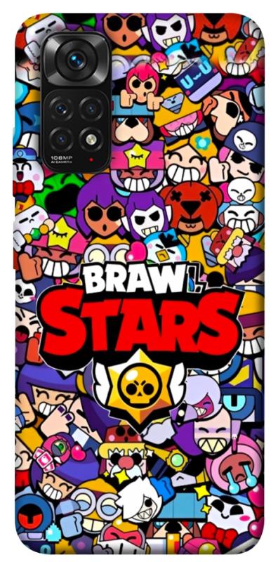 Чехол itsPrint Brawl stars для Xiaomi Redmi Note 11 (Global) / Note 11S, детские, купить оптом с доставкой