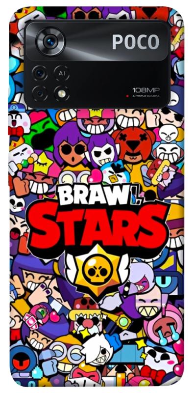 Чехол itsPrint Brawl stars для Xiaomi Poco X4 Pro 5G, детские, купить оптом с доставкой