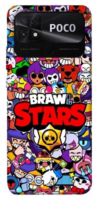 Чехол itsPrint Brawl stars для Xiaomi Poco C40, детские, купить оптом с доставкой