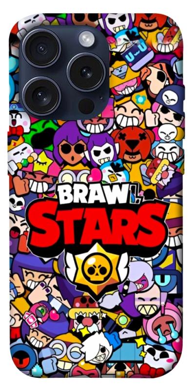 Чехол itsPrint Brawl stars для Apple iPhone 15 Pro (6.1"), детские, купить оптом с доставкой