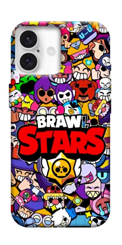 Чехол itsPrint Brawl stars для Apple iPhone 16 (6.1"), детские, купить оптом с доставкой