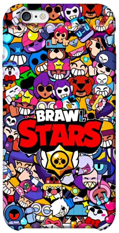 Чехол itsPrint Brawl stars для Apple iPhone 6/6s (4.7"), детские, купить оптом с доставкой