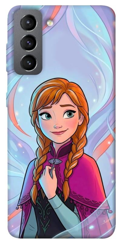Чехол itsPrint Frozen Anna для Samsung Galaxy S21 FE, детские, купить оптом с доставкой