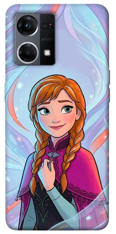 Чохол itsPrint Frozen Anna для Oppo Reno 7 4G, дитячі, купити оптом з доставкою