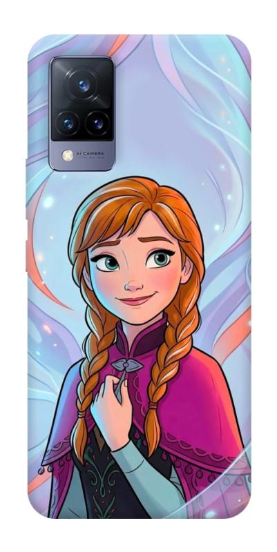 Чехол itsPrint Frozen Anna для Vivo V21, детские, купить оптом с доставкой