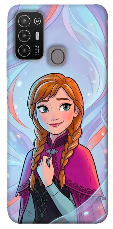 Чехол itsPrint Frozen Anna для ZTE Blade A52, детские, купить оптом с доставкой