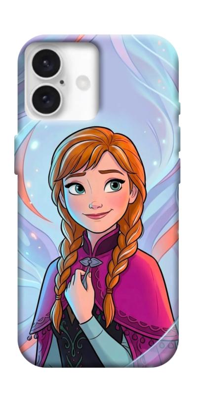 Чехол itsPrint Frozen Anna для Apple iPhone 16 (6.1"), детские, купить оптом с доставкой