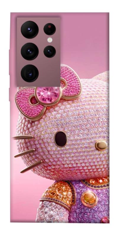 Чехол itsPrint Hello kitty diamond для Samsung Galaxy S22 Ultra, детские, купить оптом с доставкой