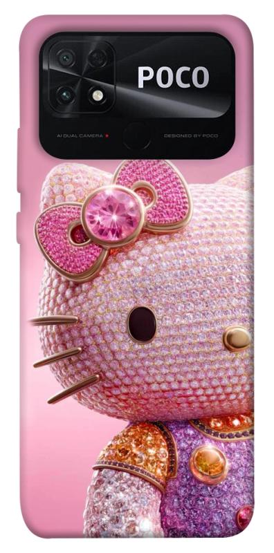 Чехол itsPrint Hello kitty diamond для Xiaomi Poco C40, детские, купить оптом с доставкой