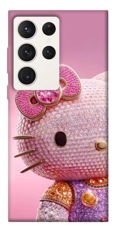 Чехол itsPrint Hello kitty diamond для Samsung Galaxy S23 Ultra, детские, купить оптом с доставкой