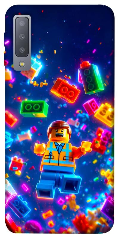Чехол itsPrint Lego для Samsung A750 Galaxy A7 (2018), детские, купить оптом с доставкой