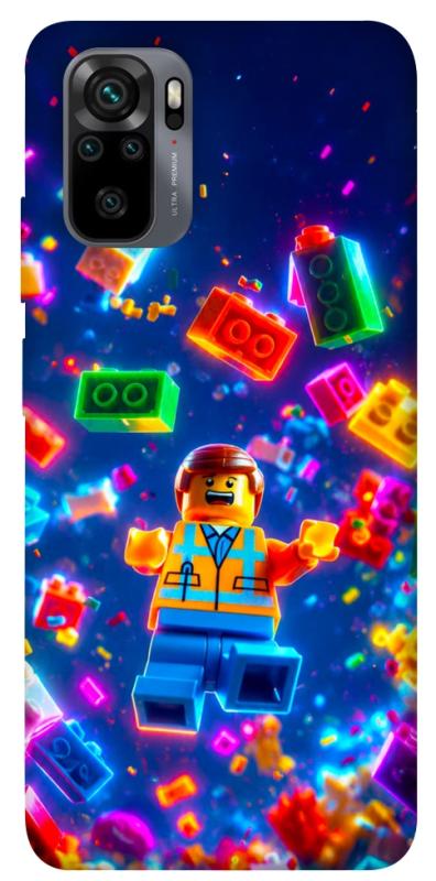 Чехол itsPrint Lego для Xiaomi Redmi Note 10 / Note 10s, детские, купить оптом с доставкой