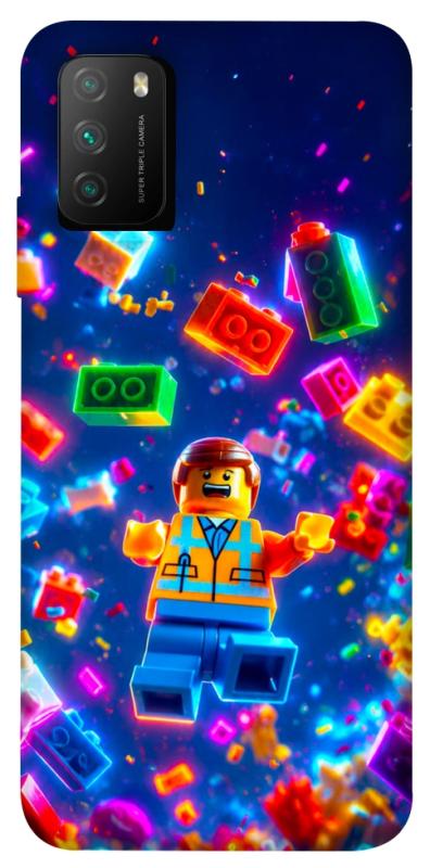 Чехол itsPrint Lego для Xiaomi Poco M3, детские, купить оптом с доставкой