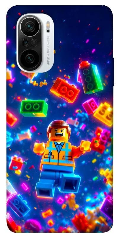 Чехол itsPrint Lego для Xiaomi Redmi K40 / K40 Pro / K40 Pro+ / Poco F3, детские, купить оптом с доставкой