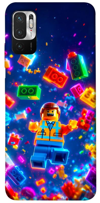 Чехол itsPrint Lego для Xiaomi Redmi Note 10 5G, детские, купить оптом с доставкой