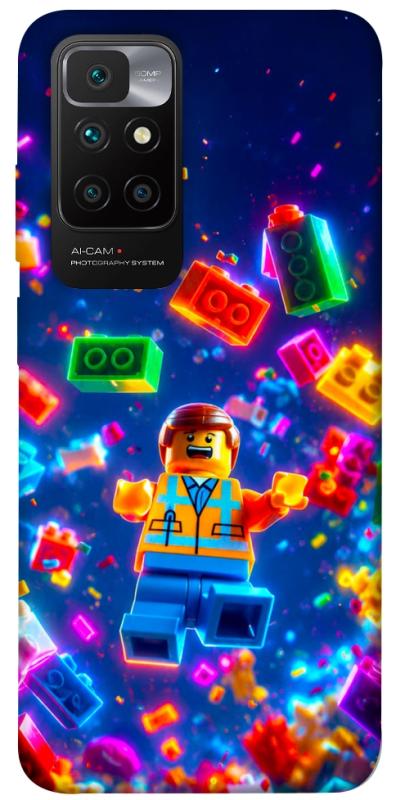 Чехол itsPrint Lego для Xiaomi Redmi 10, детские, купить оптом с доставкой