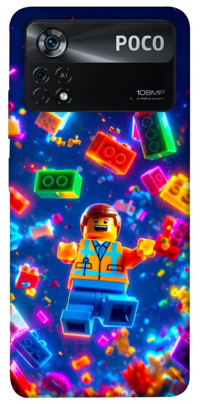 Чехол itsPrint Lego для Xiaomi Poco X4 Pro 5G, детские, купить оптом с доставкой