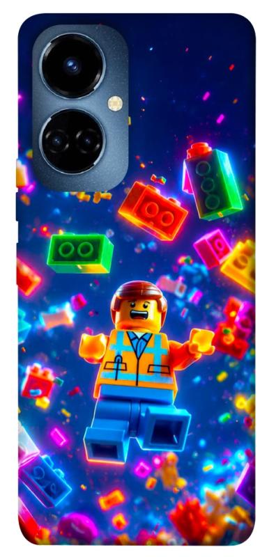 Чехол itsPrint Lego для TECNO Camon 19 (CI6n) / 19 Pro (CI8n), детские, купить оптом с доставкой