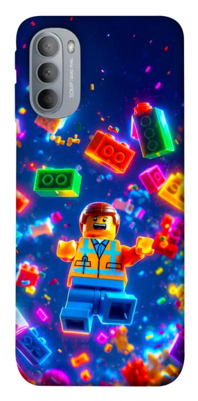 Чехол itsPrint Lego для Motorola Moto G31, детские, купить оптом с доставкой