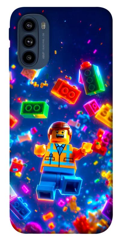 Чехол itsPrint Lego для Motorola Moto G41, детские, купить оптом с доставкой
