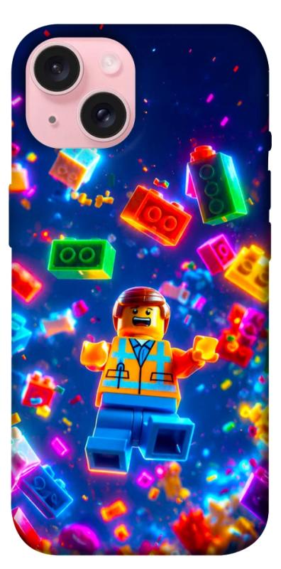 Чехол itsPrint Lego для Apple iPhone 15 (6.1"), детские, купить оптом с доставкой