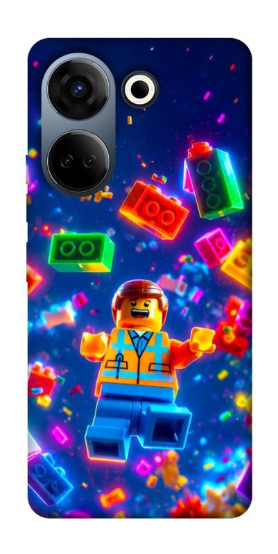 Чохол itsPrint Lego для TECNO Camon 20 Pro (CK7n), дитячі, купити оптом з доставкою