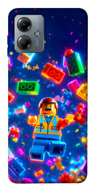 Чохол itsPrint Lego для Motorola Moto G14, дитячі, купити оптом з доставкою