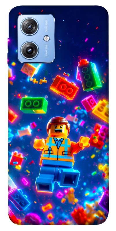 Чехол itsPrint Lego для Motorola Moto G84, детские, купить оптом с доставкой