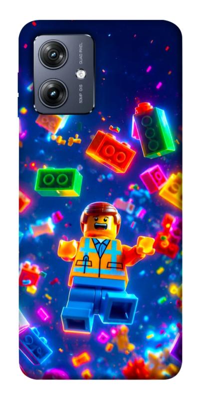Чохол itsPrint Lego для Motorola Moto G54, дитячі, купити оптом з доставкою
