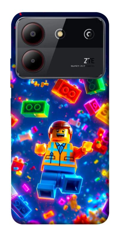 Чехол itsPrint Lego для ZTE Blade A54 4G, детские, купить оптом с доставкой
