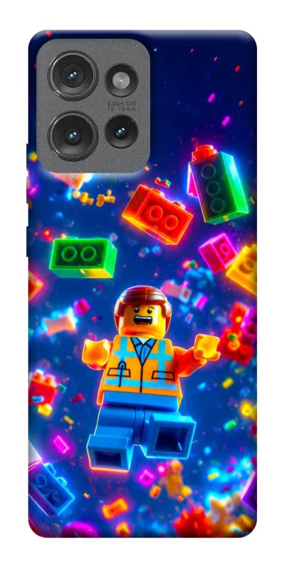 Чехол itsPrint Lego для Motorola Edge 50, детские, купить оптом с доставкой