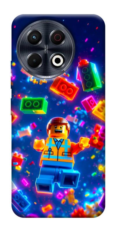Чохол itsPrint Lego для TECNO Spark 30 Pro (KL7), дитячі, купити оптом з доставкою