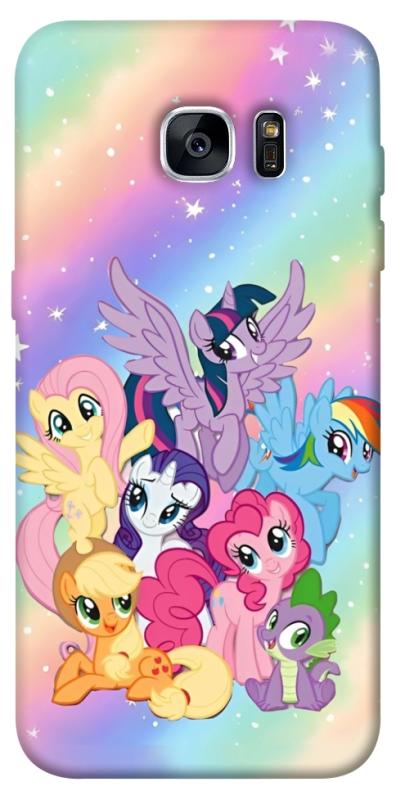 Чохол itsPrint Little pony для Samsung G935F Galaxy S7 Edge, дитячі, купити оптом з доставкою
