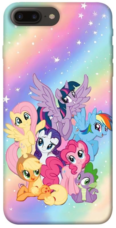 Чехол itsPrint Little pony для Apple iPhone 7 plus / 8 plus (5.5"), детские, купить оптом с доставкой