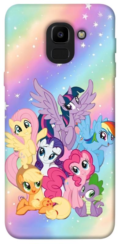 Чохол itsPrint Little pony для Samsung J600F Galaxy J6 (2018), дитячі, купити оптом з доставкою