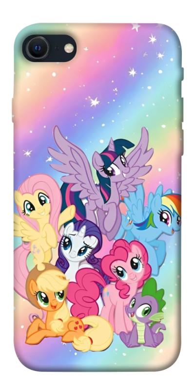 Чехол itsPrint Little pony для Apple iPhone SE (2020), детские, купить оптом с доставкой