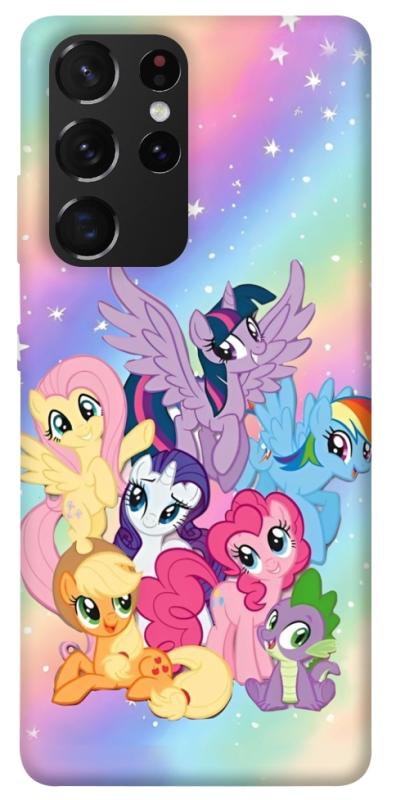 Чохол itsPrint Little pony для Samsung Galaxy S21 Ultra, дитячі, купити оптом з доставкою