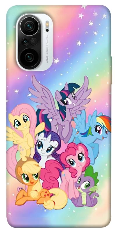 Чехол itsPrint Little pony для Xiaomi Redmi K40 / K40 Pro / K40 Pro+ / Poco F3, детские, купить оптом с доставкой