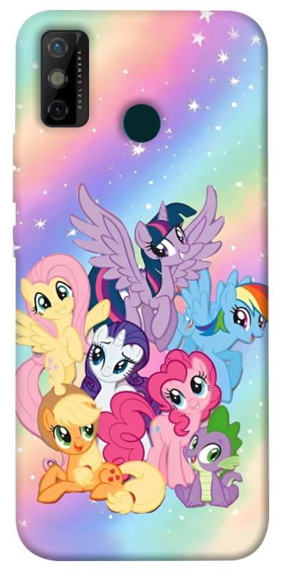 Чохол itsPrint Little pony для TECNO Spark 6 Go, дитячі, купити оптом з доставкою