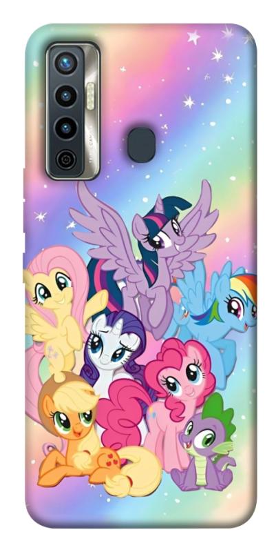 Чохол itsPrint Little pony для TECNO Camon 17 Pro, дитячі, купити оптом з доставкою