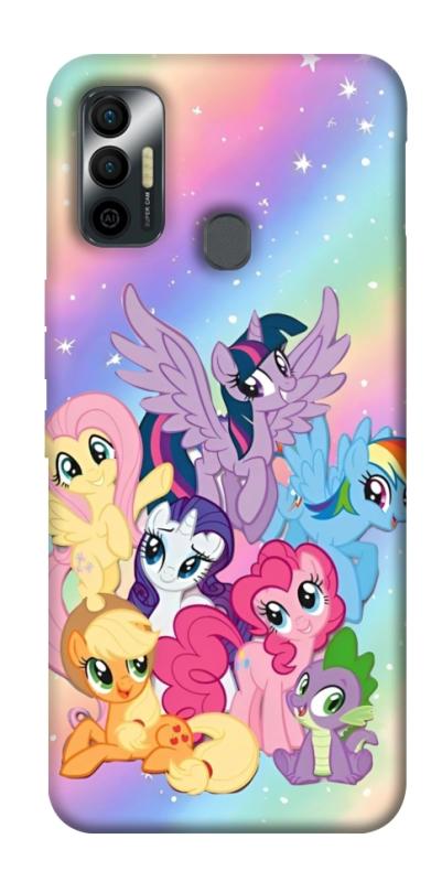 Чехол itsPrint Little pony для TECNO Spark 7, детские, купить оптом с доставкой