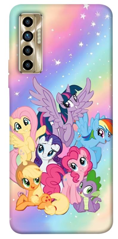 Чохол itsPrint Little pony для TECNO Camon 17P, дитячі, купити оптом з доставкою