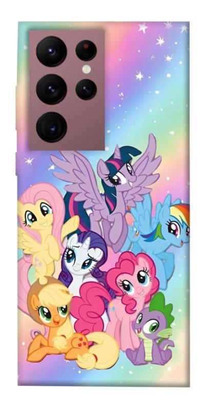 Чохол itsPrint Little pony для Samsung Galaxy S22 Ultra, дитячі, купити оптом з доставкою