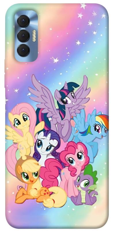Чохол itsPrint Little pony для TECNO Spark 8P, дитячі, купити оптом з доставкою