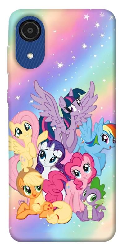 Чохол itsPrint Little pony для Samsung Galaxy A03 Core, дитячі, купити оптом з доставкою