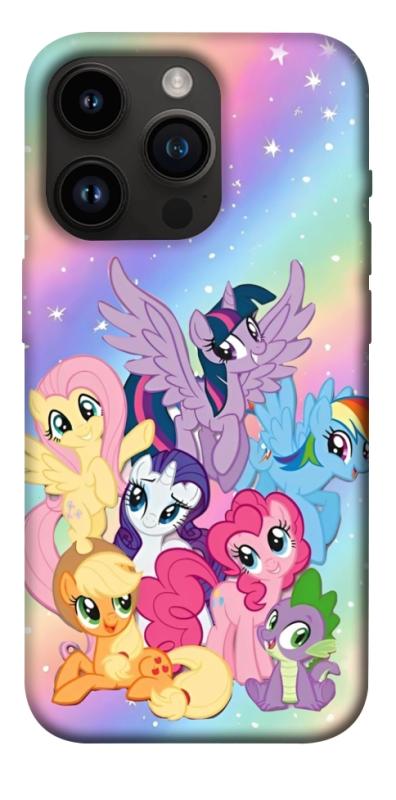 Чохол itsPrint Little pony для Apple iPhone 14 Pro (6.1"), дитячі, купити оптом з доставкою