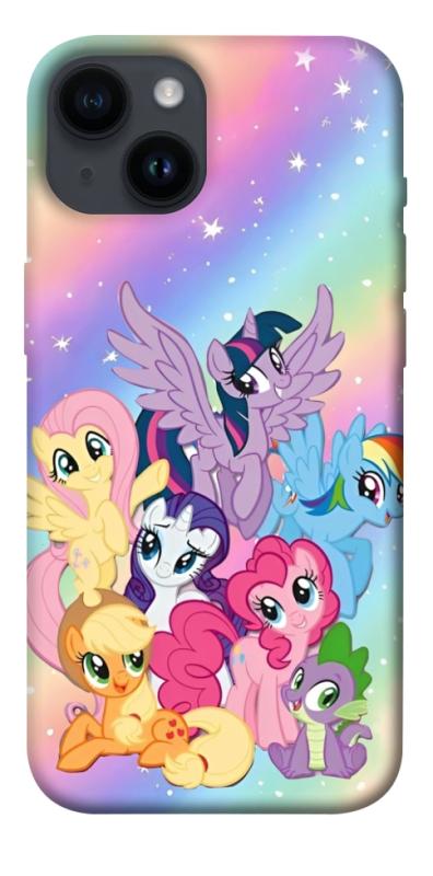 Чохол itsPrint Little pony для Apple iPhone 14 (6.1"), дитячі, купити оптом з доставкою