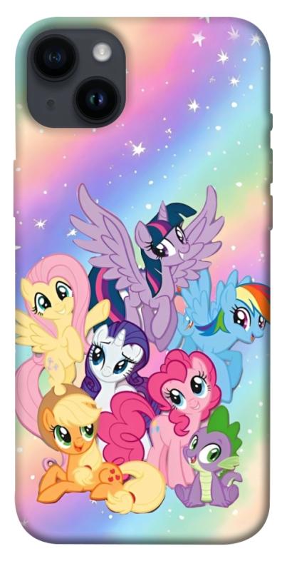 Чехол itsPrint Little pony для Apple iPhone 14 Plus (6.7"), детские, купить оптом с доставкой